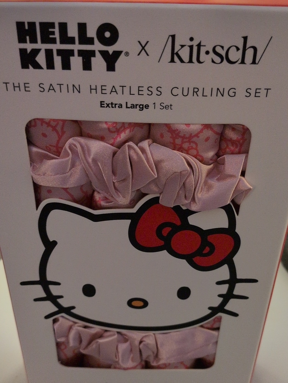 Hello Kitty Satin Heatless Curling Set - Pink By Kit-sch